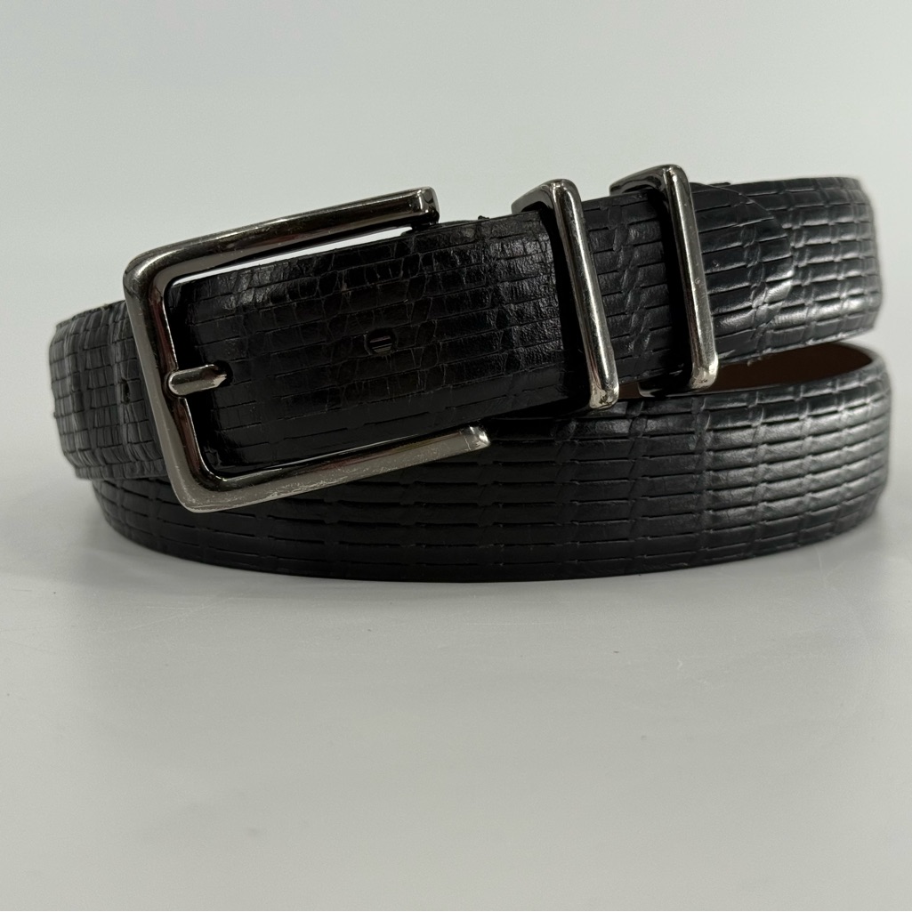 Vintage Leather Contemporary Belt 38